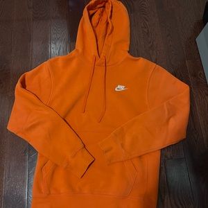 Nike club orange hoodie sz xsmall
